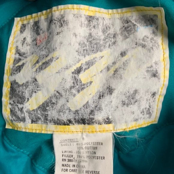 Izzy by Descente Blue and Purple 90s Ski Jacket Sn - Picture 6 of 7